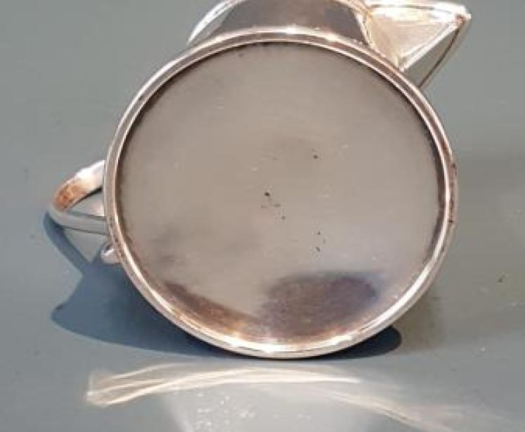 Edwardian Gilt Lined Silver Cream Pitcher - Image 4