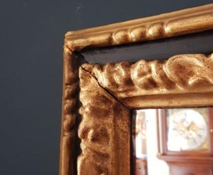 Large Victorian Gilt Mirror - Image 3