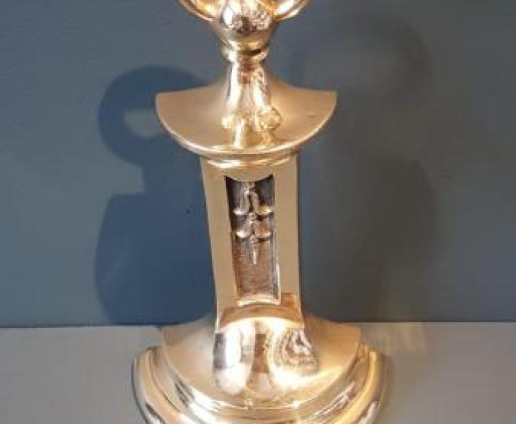 Victorian Cast Brass Country House Door Stop - Image 4