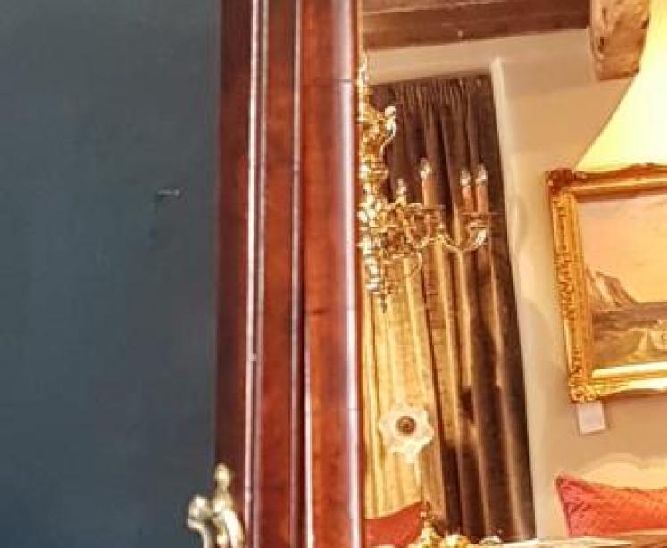 Outstanding Period Walnut Toilet Mirror - Image 5