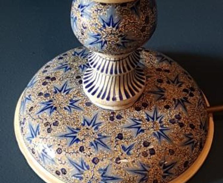 Large Kashmiri Table Lamp - Image 4