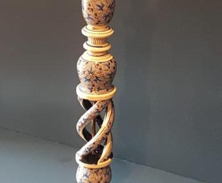 Large Kashmiri Table Lamp - Image 5