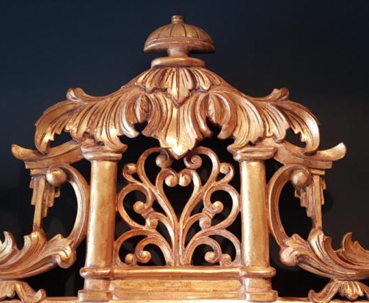 Superb Large 1920's Timber Gilt Mirror - Image 2