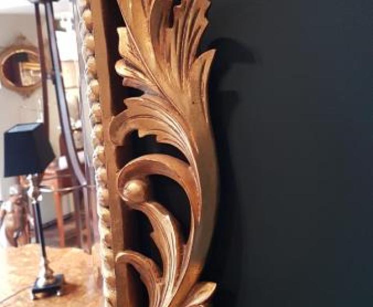 Superb Large 1920's Timber Gilt Mirror - Image 5