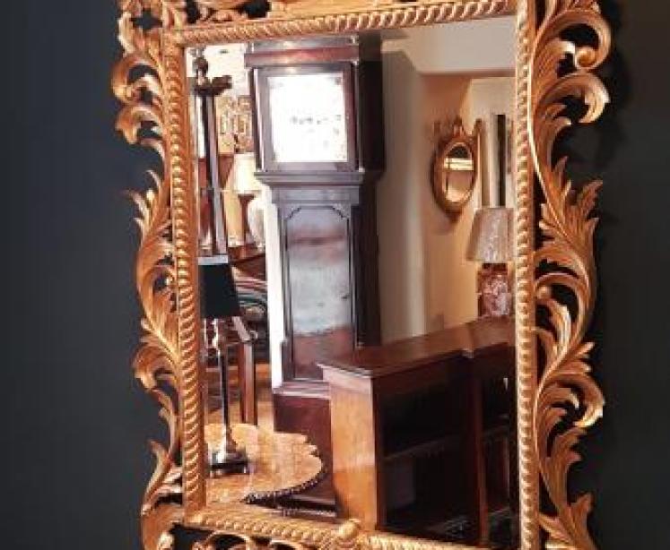 Superb Large 1920's Timber Gilt Mirror - Image 6