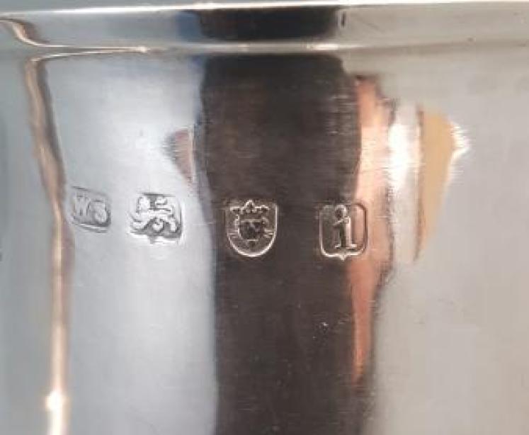 Fine Quality George III Silver Pint Tankard - Image 4