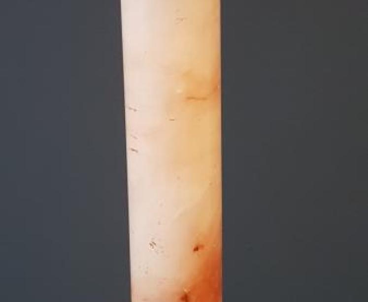 Edwardian Alabaster Column Table Lamp - Image 3
