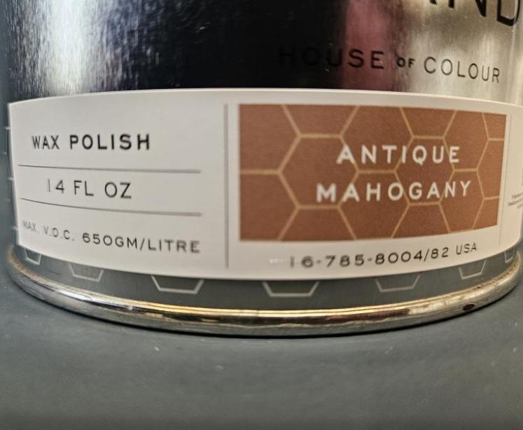 Mylands Fine Quality Wax Polish - Antique Mahogany - Image 2