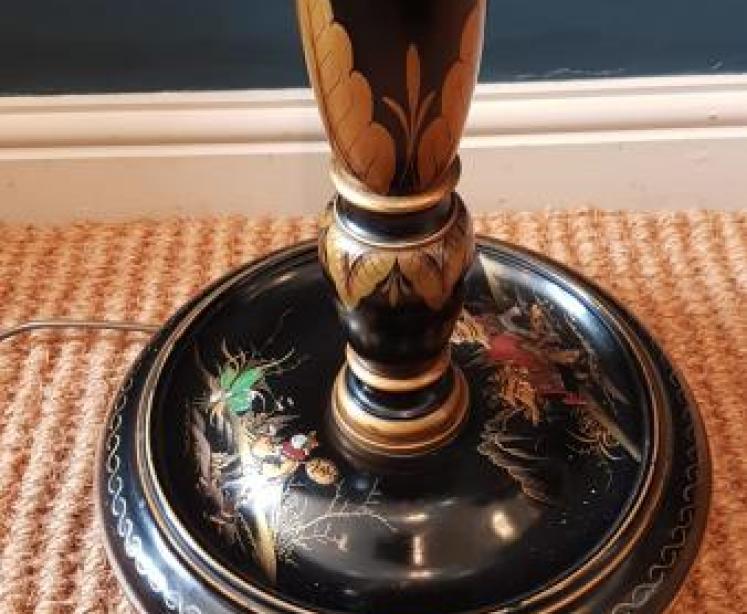 Immaculate Edwardian Chinoiserie Lamp Standard - Image 4