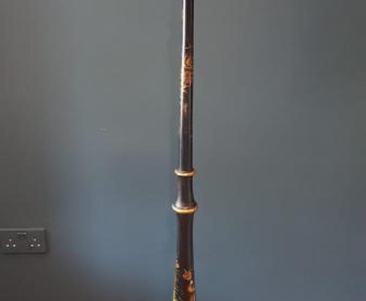 Immaculate Edwardian Chinoiserie Lamp Standard - Image 6