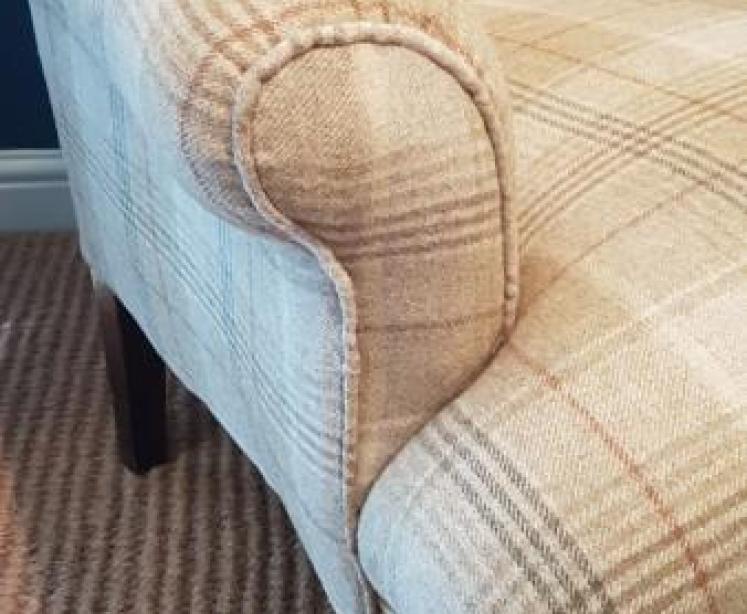 Edwardian Wing Back Arm Chair - Image 6