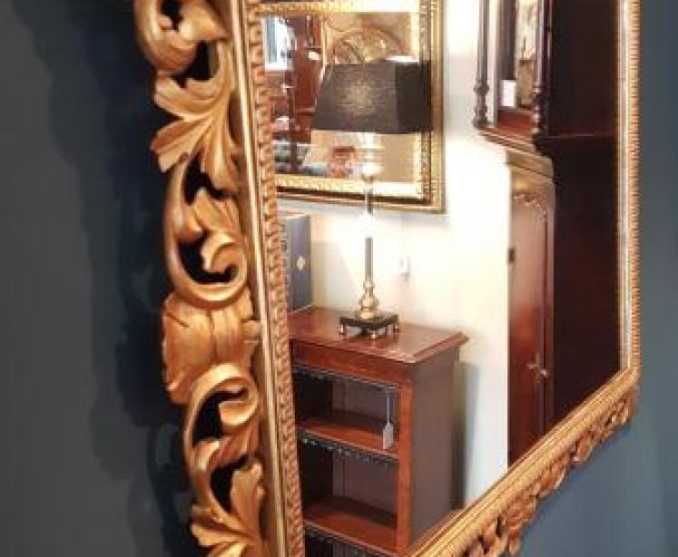 Large Victorian Timber Gilt Mirror - Image 3