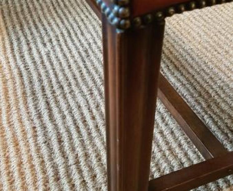 Leather Topped Double Stool  - Image 4