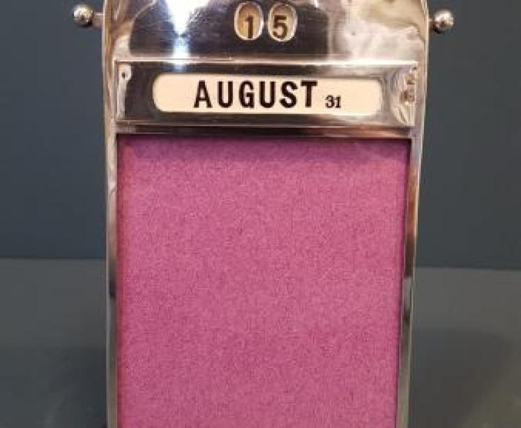 Edwardian Silver Calendar & Photo Frame Combination - Image 6