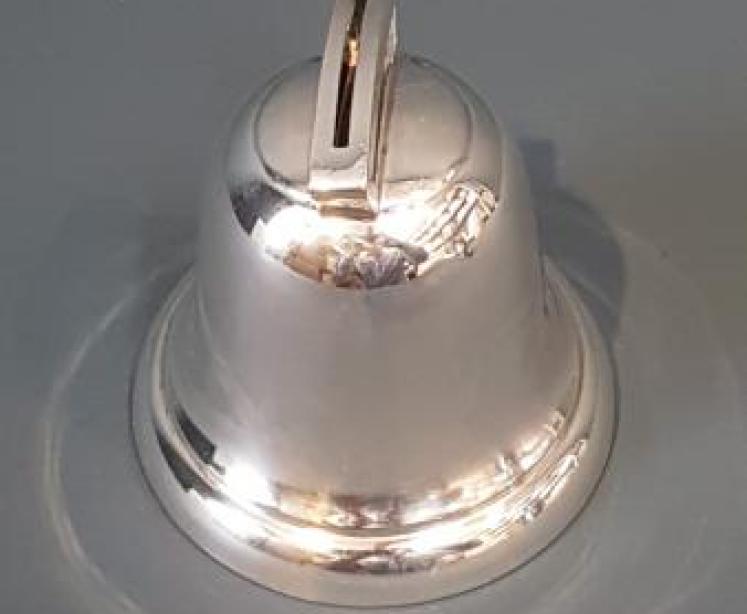 George V Period Silver Bell Money Box  - Image 5