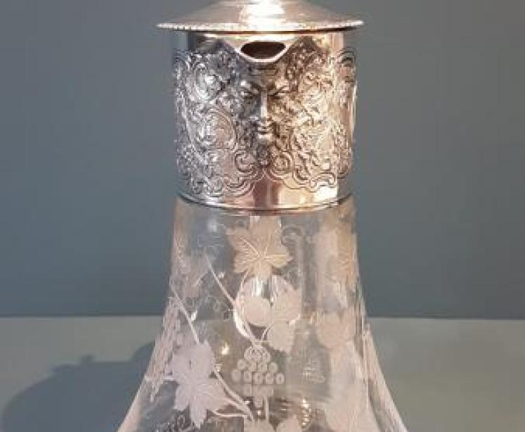 Superb Victorian Silver Mounted Claret Jug - Image 7