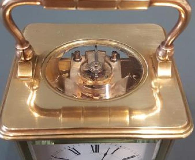 Victorian Carriage Clock With Gong Chiming - Image 3