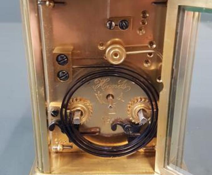 Victorian Carriage Clock With Gong Chiming - Image 4