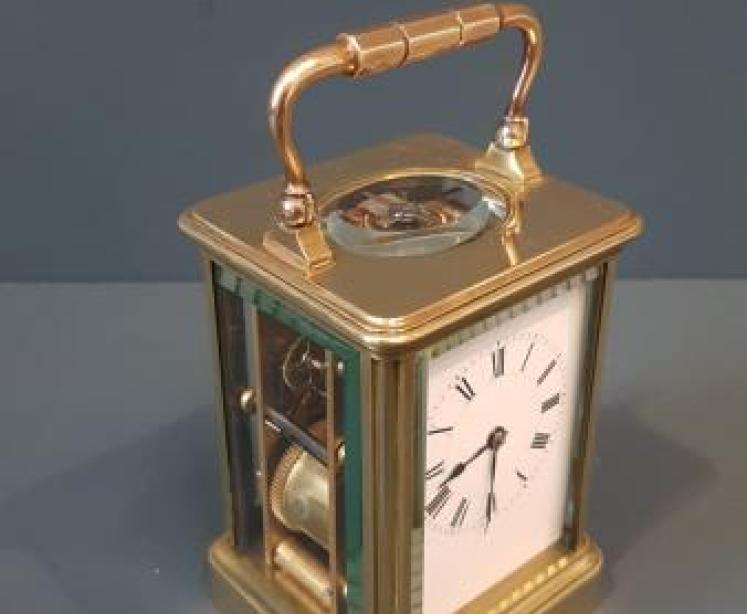 Victorian Carriage Clock With Gong Chiming - Image 6