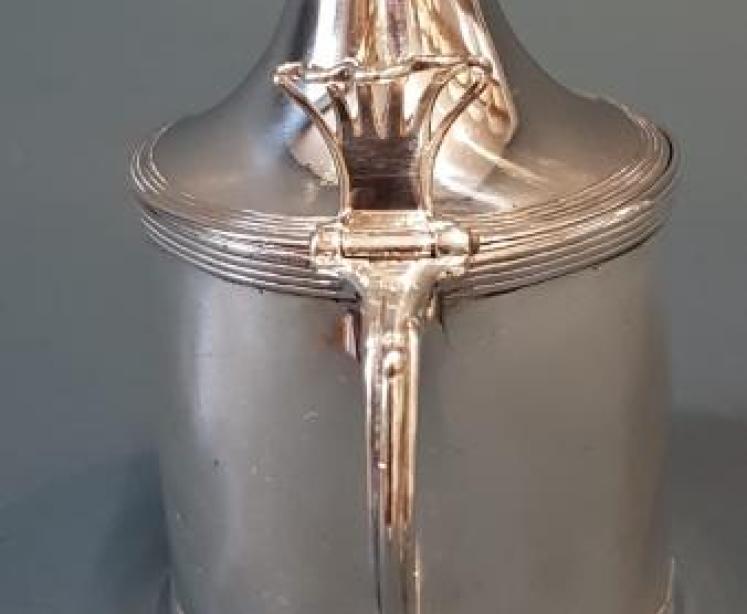 George III Silver Mustard Pot by Bateman - Image 4