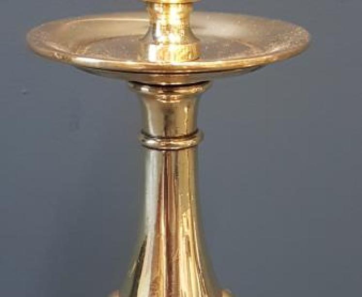 Regency Brass Candlesticks - Image 3