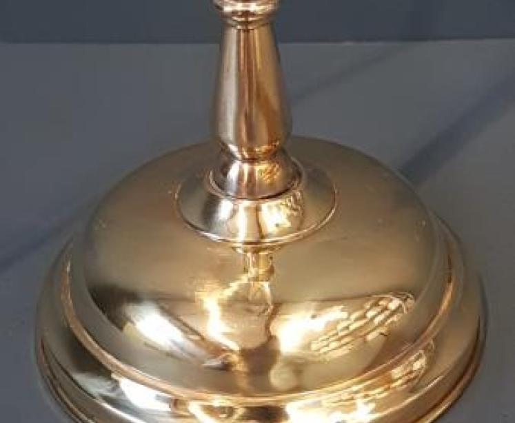 Edwardian Adjustable Table Lamp and Shade - Image 3