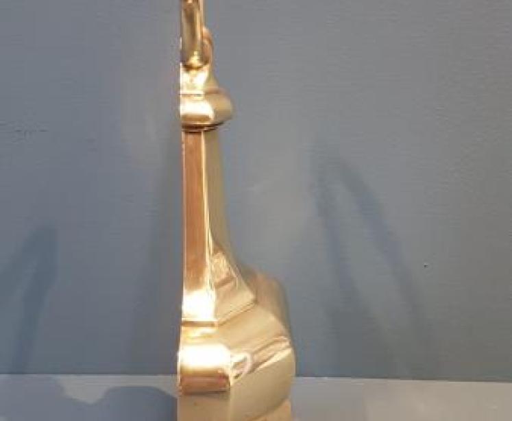 Substantial Victorian Brass Door Stop - Image 4