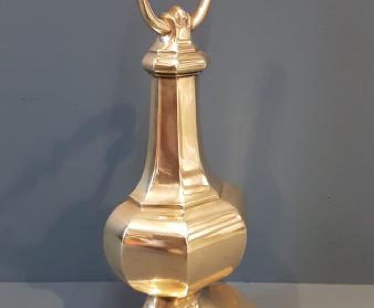 Substantial Victorian Brass Door Stop - Image 6