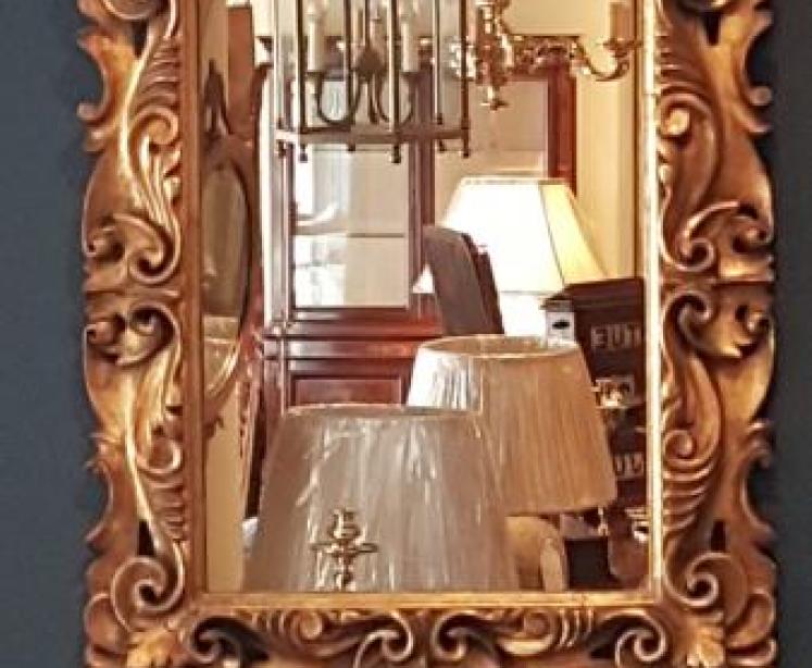 Victorian Timber Gilt Mirror  - Image 1