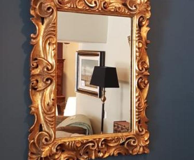 Victorian Timber Gilt Mirror  - Image 2