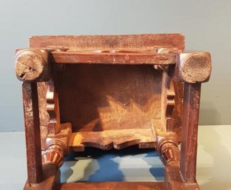 George II Oak Joint Stool - Image 6