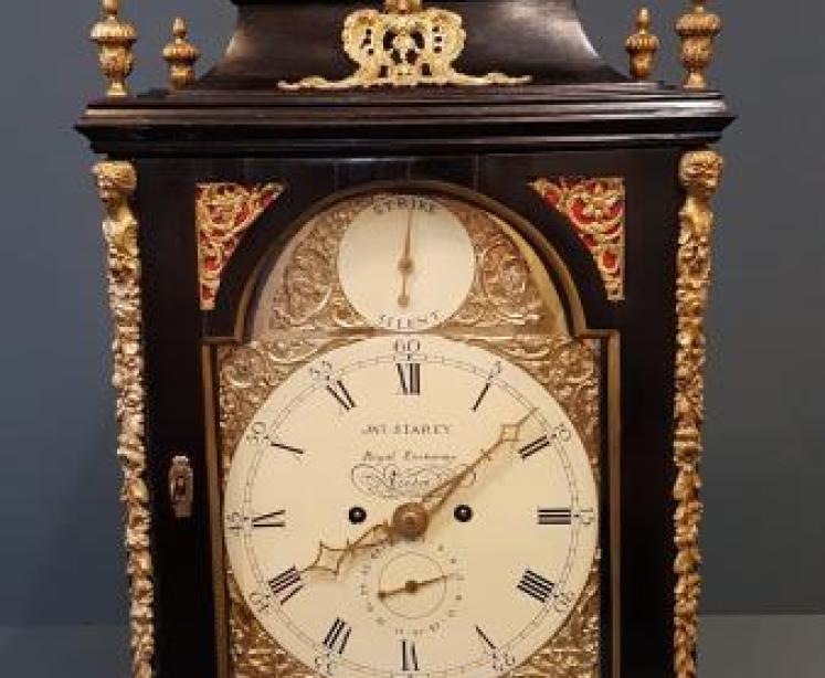 George III Double Fusee Bracket Clock - Image 1