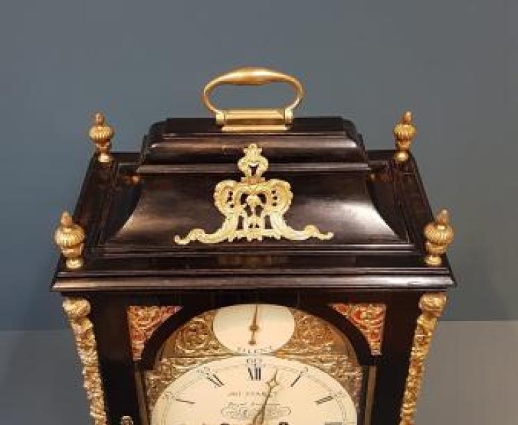George III Double Fusee Bracket Clock - Image 5