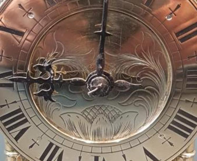 Late Victorian Table Top Lantern Clock  - Image 4