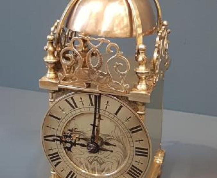 Late Victorian Table Top Lantern Clock  - Image 5