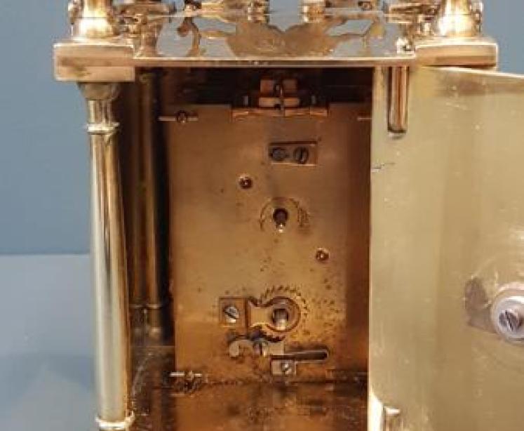 Late Victorian Table Top Lantern Clock  - Image 6