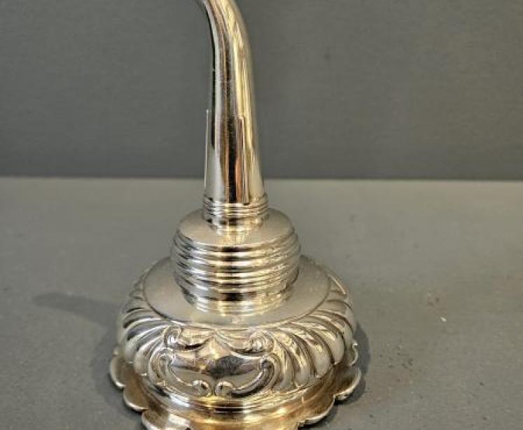 Unusual Georgian Silver Wine Funnel - Image 1