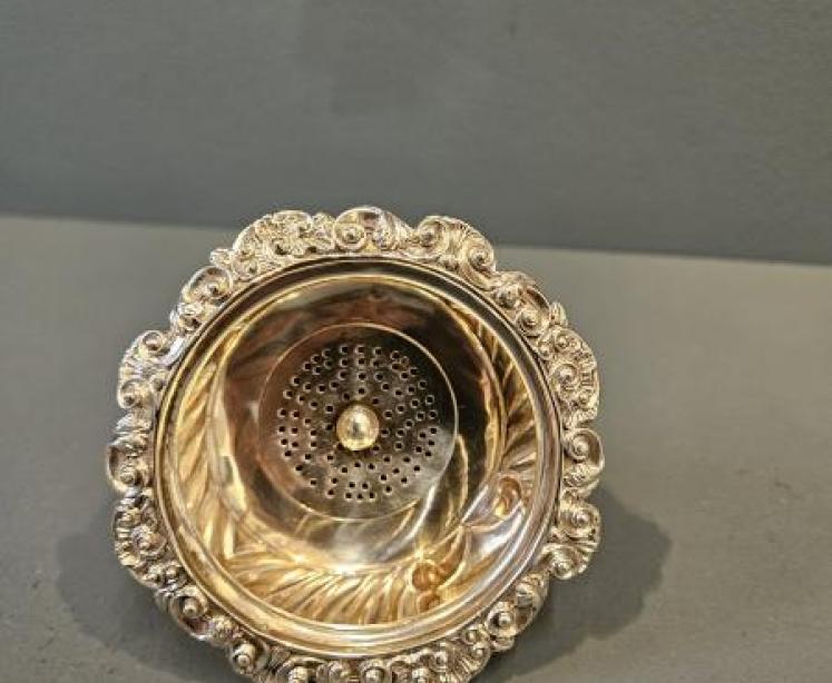 Unusual Georgian Silver Wine Funnel - Image 2