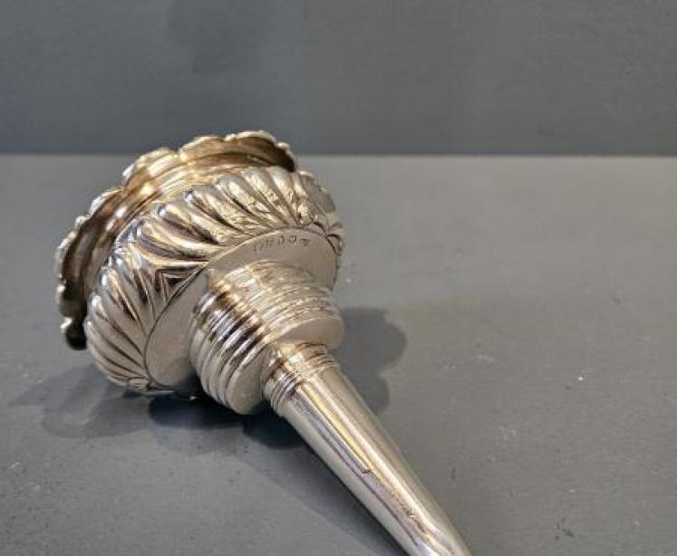 Unusual Georgian Silver Wine Funnel - Image 3