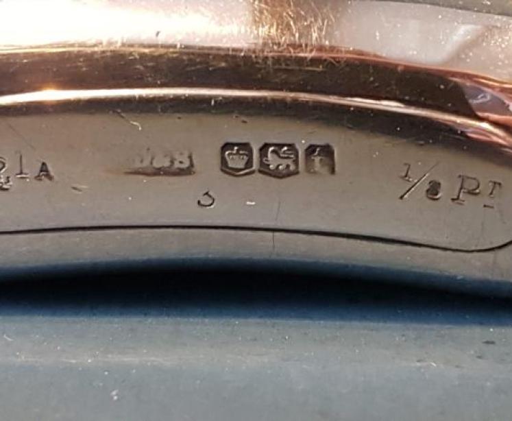 George V Silver Hip Flask - Image 4