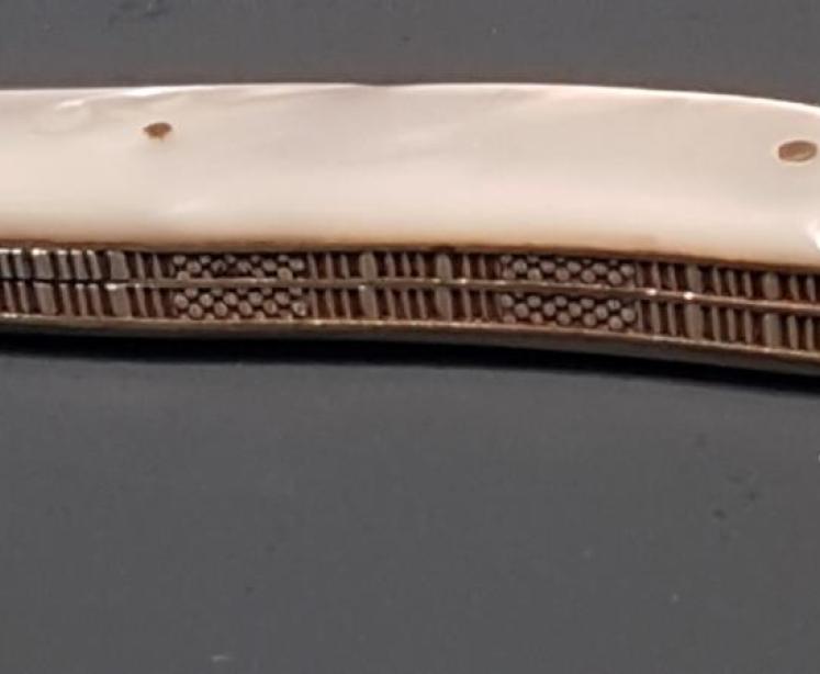 Victorian Silver Fruit Knife With Pip Remover - Image 5