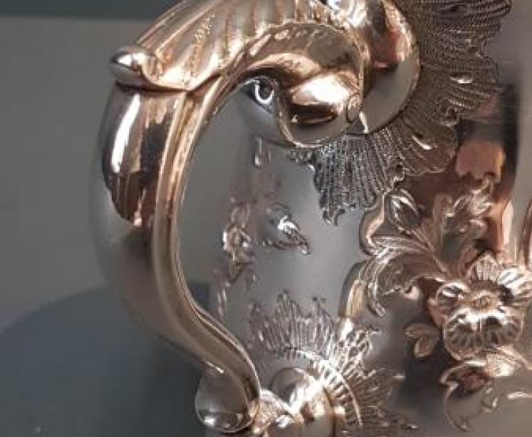 Fine Quality George II Silver Tankard - Image 2