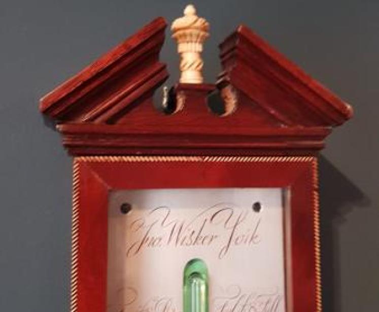 Fine Quality George III York Mahogany Stick Barometer - Image 6