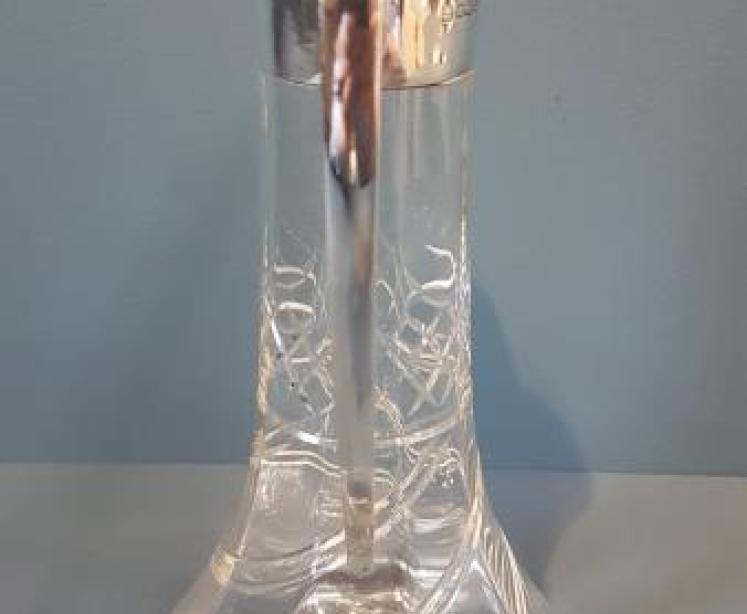 Edwardian Silver Claret Jug - Image 5