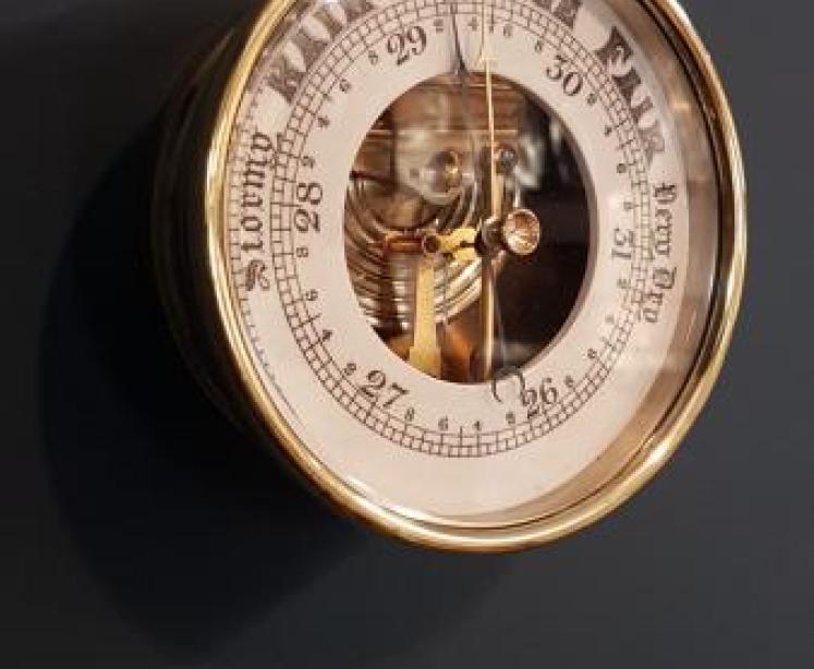 Victorian Skeletonised Marine Barometer - Image 5