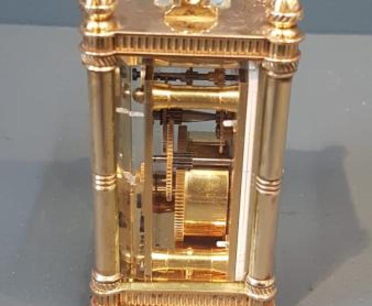 Miniature Carriage Clock by Benson - Image 4