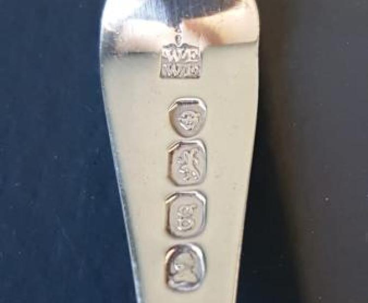 George IV Silver Caddy Spoon  - Image 4