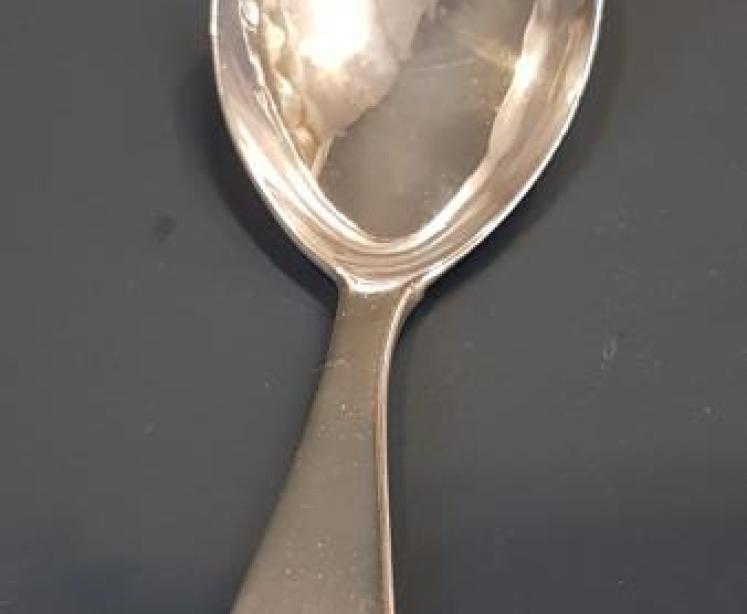 George IV Silver Caddy Spoon  - Image 5