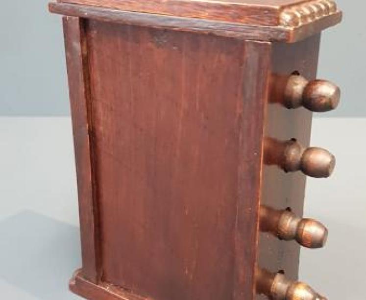 Edwardian Oak Perpetual Desk Calendar - Image 4