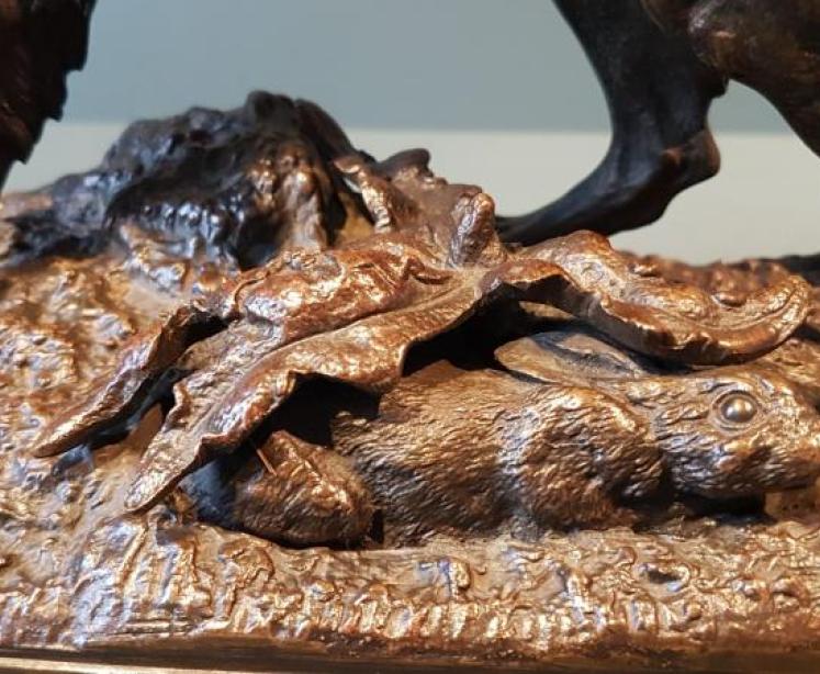 Victorian Bronze of a Irish Setter by Moigniez - Image 6